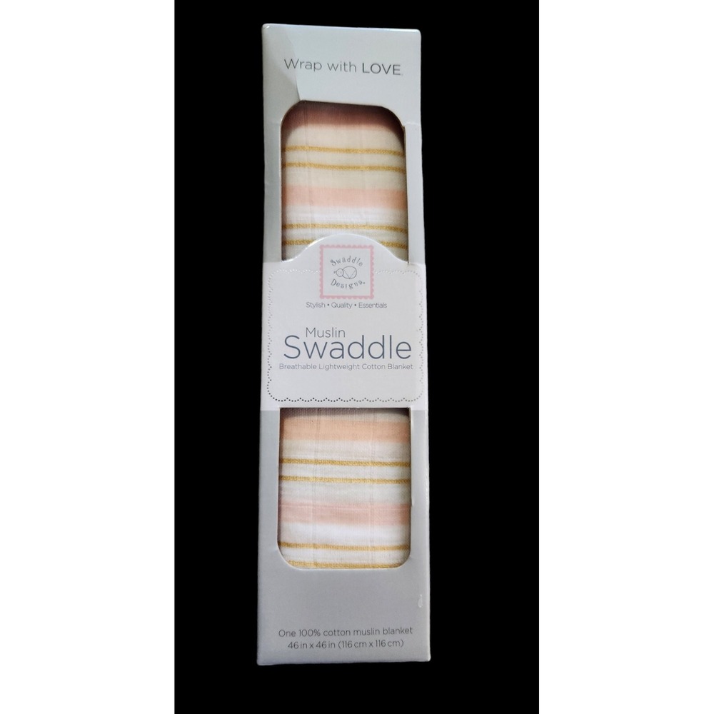 NEW‎ Swaddle Designs Baby Muslin Swaddle Blanket Wrap 100% Cotton Lightweight